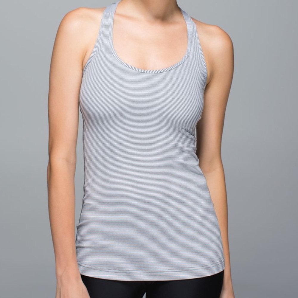 Lululemon Cool Racerback
Wee Stripe White Heathered Medium Grey